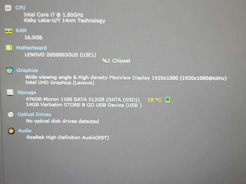 Lenovo ThinkPad T14| i7-10510U| 16GB DDR4| 512GB SSD  Qβ Lap200