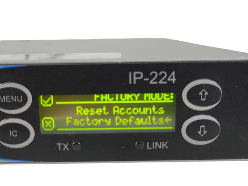 TELEX IP-224 Dual IP Remote Adapter Panel  Q_