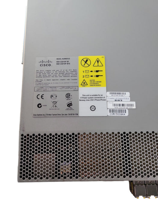 Cisco N5K-C5010P-BF 20-Port Nexus 5010 Series 10GbE Gigabit Ethernet Switch  !