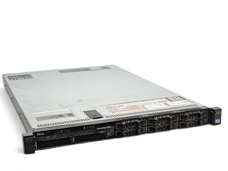 DELL 1U PowerEdge R620 2x Intel Xeon E5-2640 0 @ 2.50Ghz 128GB RAM H710 mini  Q-