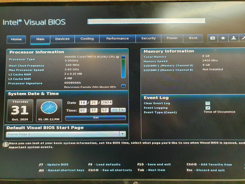Intel NUC8BEK BOXNUC8i3BEK1 Mini PC | Core i3-8109U | 8GB RAM | NO HDD/OS