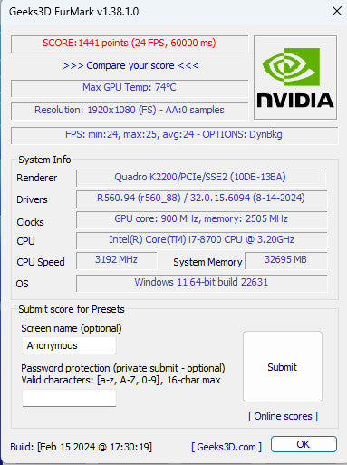 NVIDIA Quadro K2200 4GB GDDR5 Video Graphics Card