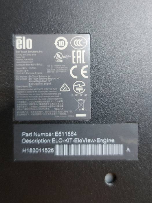 Elo Kit ELOView Engine E611864 Android Elo-Kit-EloView-Engine