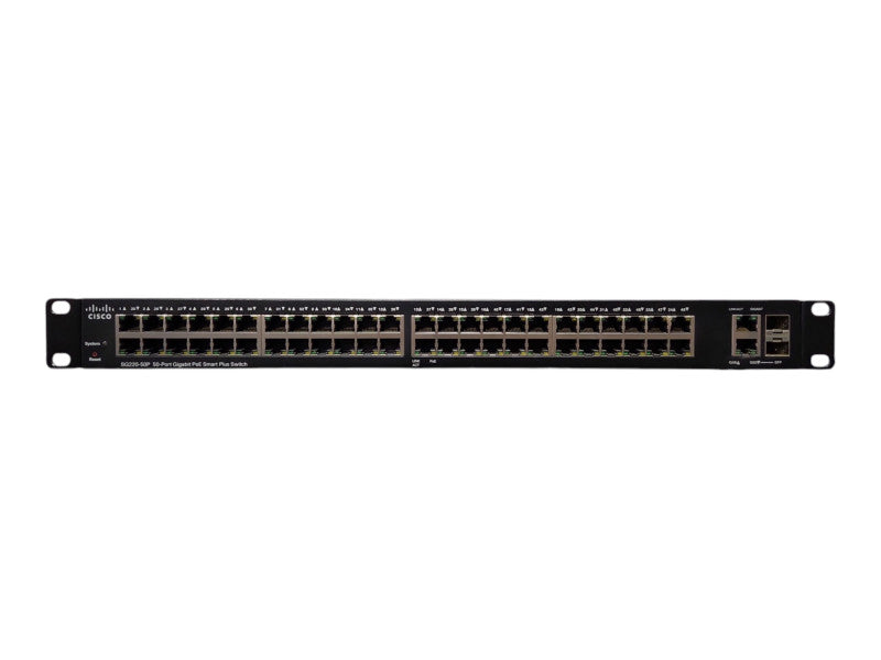 Cisco SG220-50P 50-Port Gigabit PoE Stackable Managed Ethernet Switch