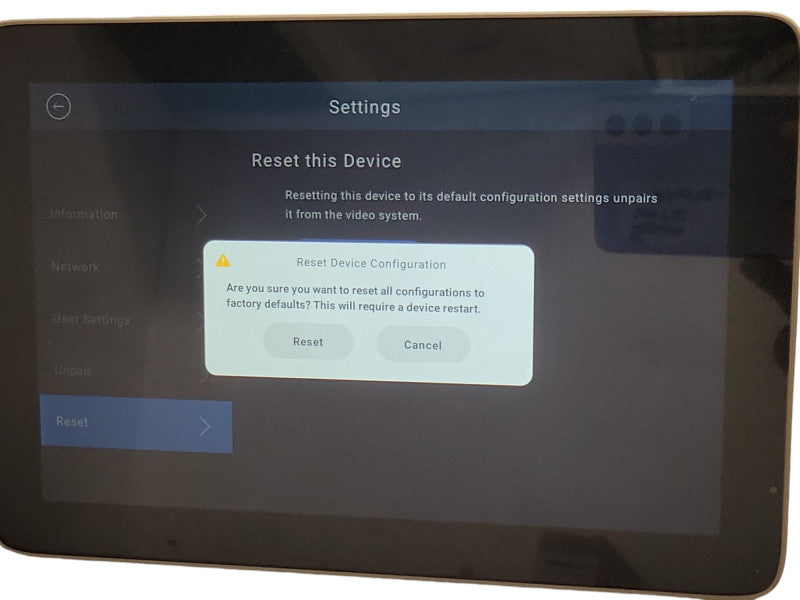 Poly P020 TC8 Video Conferencing 8" Touchscreen Interface Monitor  Q_