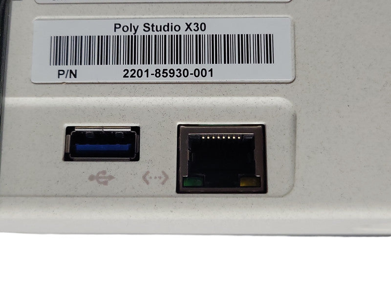 Polycom Poly Studio X30 Video Bar 2201-85930-001 No AC Adapter Q_