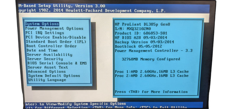 HP ProLiant DL385p Gen8 | AMD Opteron 6212 | 32GB DDR3 | No HDD | P420i
