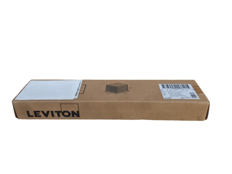 Leviton 49255-H24 Quickport Patch Panel 24-Port 1RU w/Cable Management Bar