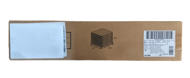 Leviton 49255-H24 Quickport Patch Panel 24-Port 1RU w/Cable Management Bar