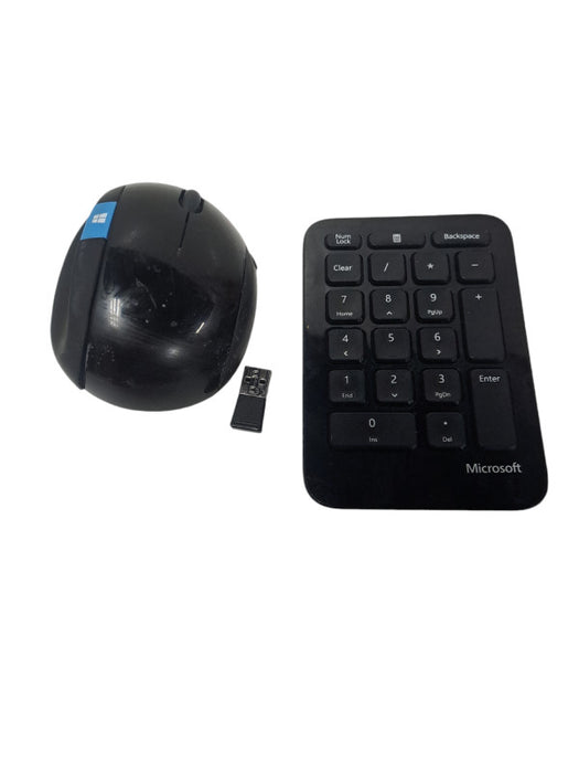 Microsoft Wireless Mouse Sculpt Ergonomic W/ Numerical Pad Combo-