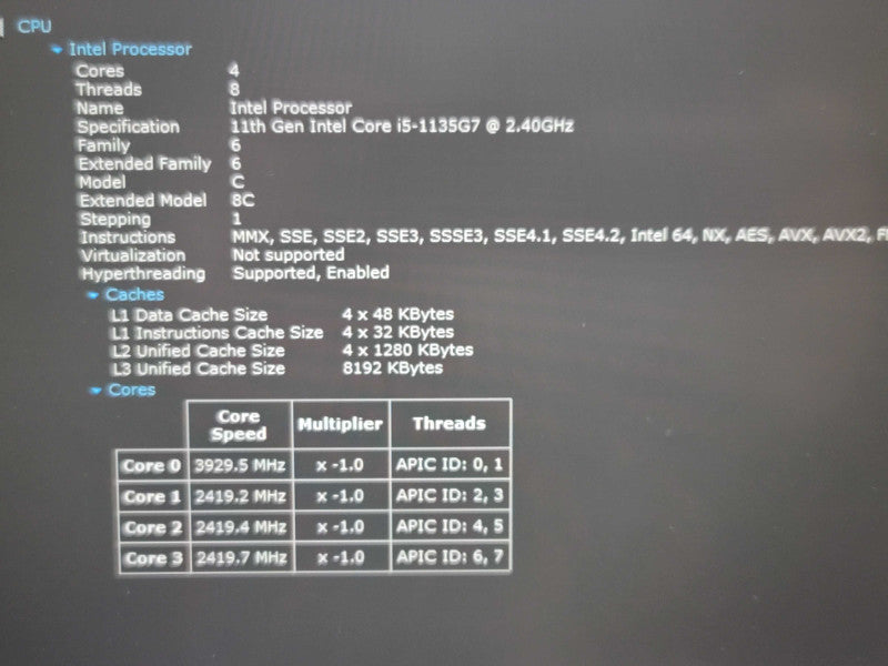 HP ProBook 440 G8| i5-1135G7| 8GB DDR4| 512GB SSD PARTS/REPAIR  β Lap200