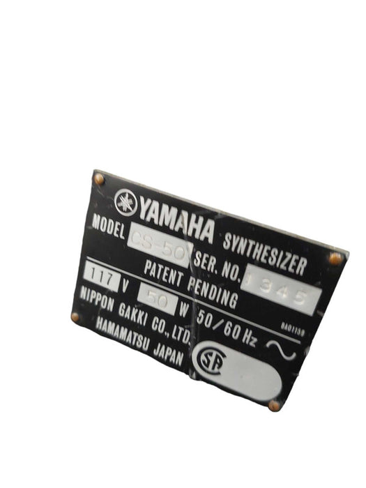 Vintage Yamaha Polyphonic Synthesizer Model: CS-50 ( 1978 ) =