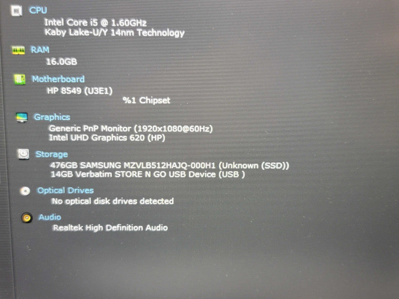 HP EliteBook 850 G6| i5- 8265U| 16GB DDR4| 512GB SSD  β BudLap
