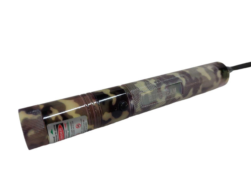 Super High Beam Green Light Camo Print Laser Pointer  =
