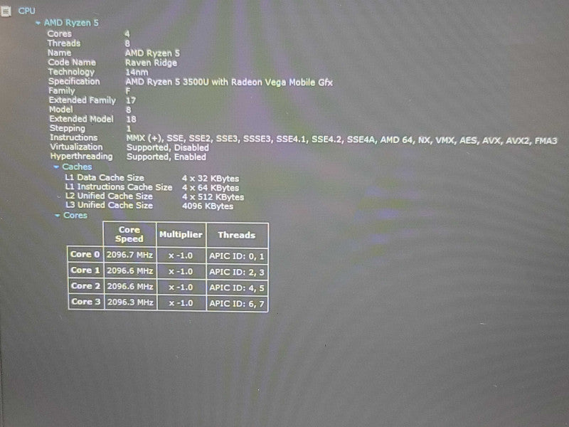 HP Laptop 15-ef0010ca| Ryzen 5 3500U| 16GB DDR4| Radeon Vega 8| 512GB m2 READ β BudLap