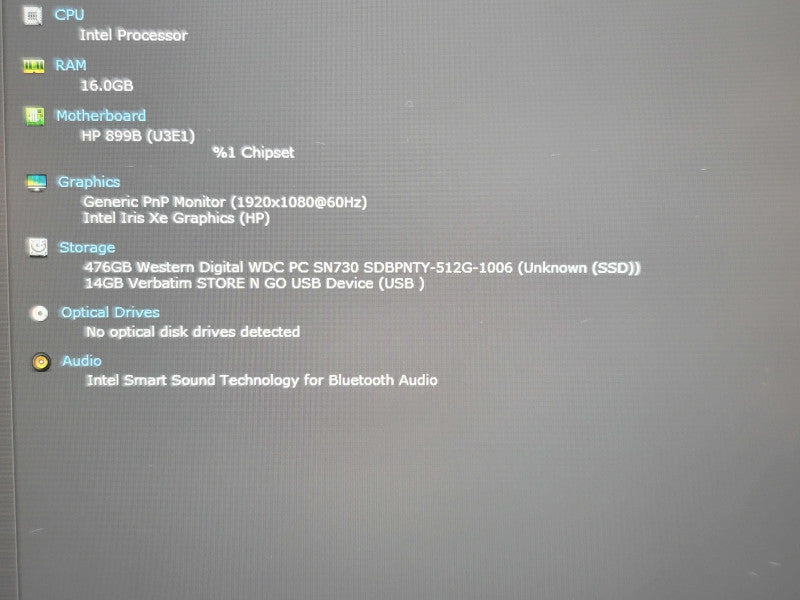 HP Laptop 17-cn2003ca| i5-1235U | 16GB RAM| 512GB SSD READ β Lap200
