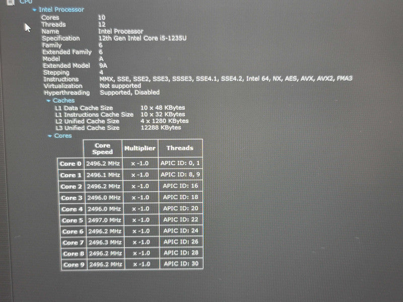 HP Laptop 17-cn2003ca| i5-1235U | 16GB RAM| 512GB SSD READ β Lap200
