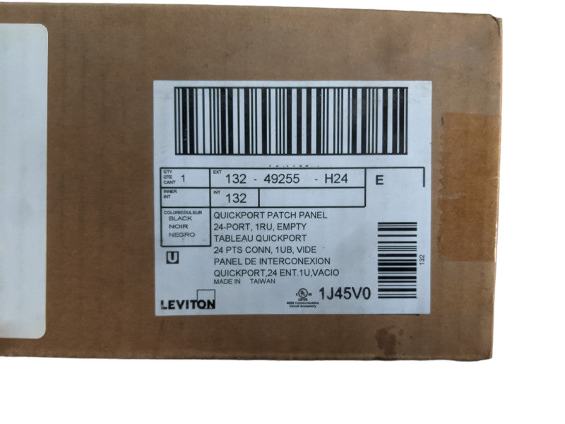 Leviton 49255-H24 Quickport Patch Panel 24-Port | Open Box