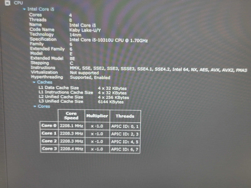 Dell Latitude 5410| i5-10310U| 16GB DDR4| 256GB SSD  β Lap200