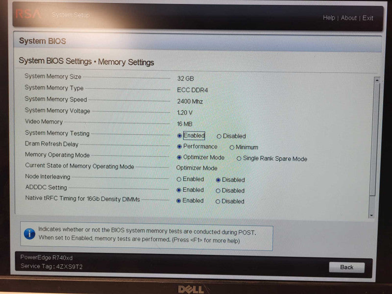 Dell/RSA R740xd 12x 3.5" Xeon Gold 6132 @ 2.6GHz 32GB DDR4 H740P Mini 2xPSU $