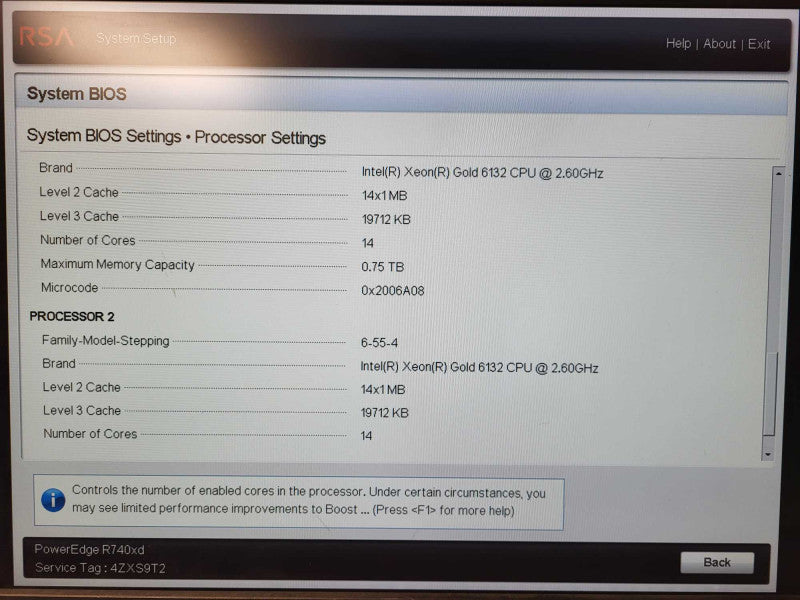Dell/RSA R740xd 12x 3.5" Xeon Gold 6132 @ 2.6GHz 32GB DDR4 H740P Mini 2xPSU $