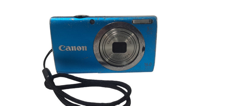 CANON PowerShot A2300 PC 1732 HD 16MP Compact Black Digital Camera Q