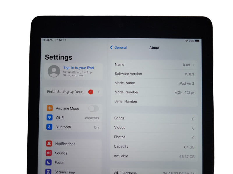 Apple iPad Air 2 - 64GB - Gray (