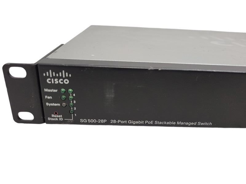Cisco SG500-28P | 28-Port Gigabit PoE Stackable Managed Switch | 4x SFP Q$