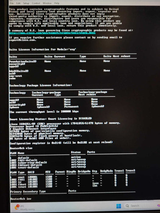 Cisco 4300 Series ISR4351/K9 V04 Integrated Services Router $