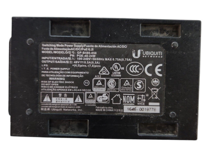 Ubiquiti PoE Adapter 48V (0.5A), GP-B480-050