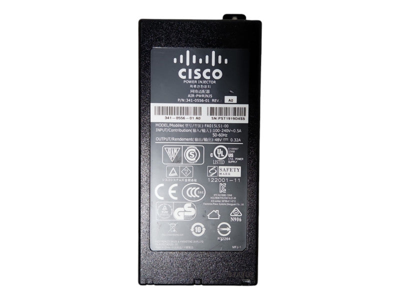 Cisco Air-Pwrinj5 341-0556-01 FA015LS1-00 Power Over Ethernet Injector