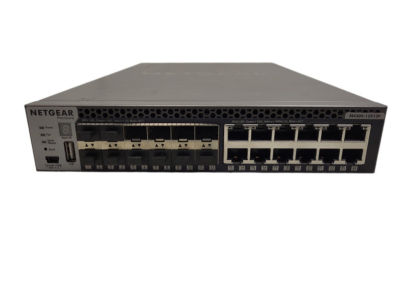 NETGEAR XSM4324S M4300-12X12F 24 Ports Rack-Mount Managed Fiber Ethernet Swit $