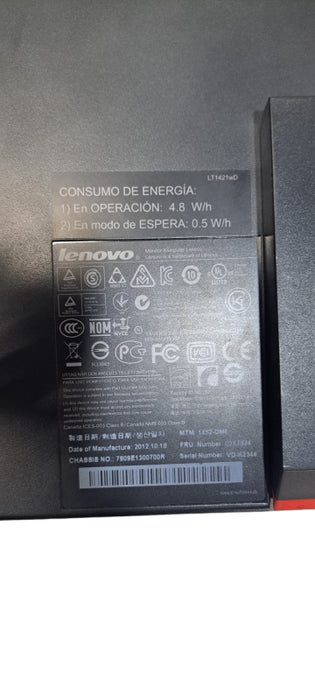 Lenovo ThinkVision LT1421WD Portable Monitor 14"