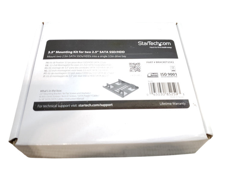 Startech.com Dual 2.5" SATA Hard Drive To 3.5" Bay Mounting Bracket Q+
