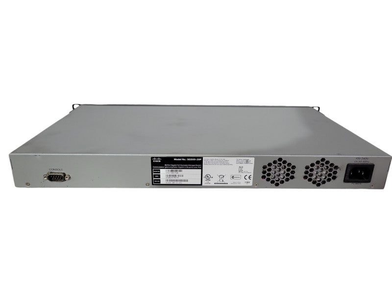Cisco SG500-28P | 28-Port Gigabit PoE Stackable Managed Switch | 4x SFP !