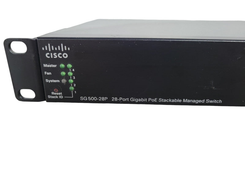 Cisco SG500-28P | 28-Port Gigabit PoE Stackable Managed Switch | 4x SFP !