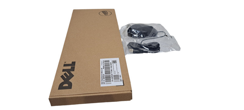 NEW Genuine Dell and Mice Combo | Keyboard Model: KB212-B Wired USB Full Size