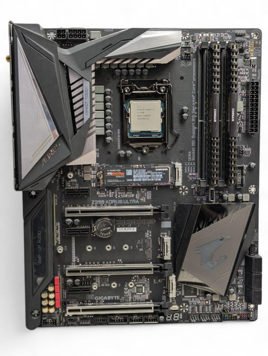 GIGABITE Aorus Z390 Aorus ULTRA with i7-9700 @ 3.00Ghz 32GB RAM & 256GB NVMe  -