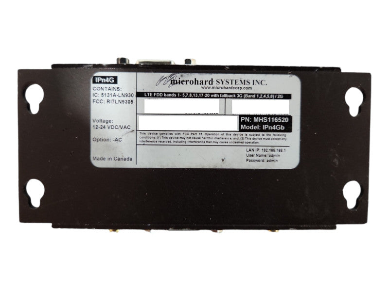 Microhard Systems, IPn4Gb, Cellular Modem, READ Q
