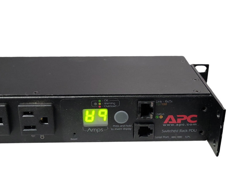 APC AP7900 Switched Rack 8-Outlet PDU Power Strips 120V 12A, READ Q_