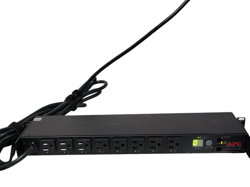 APC AP7900 Switched Rack 8-Outlet PDU Power Strips 120V 12A Q_