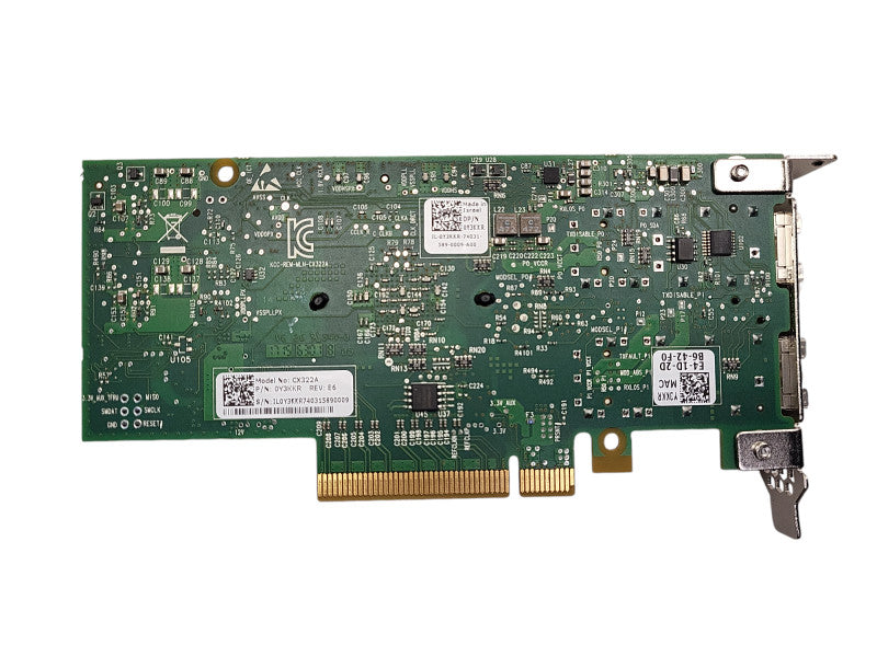 Dell Mellanox CX322A Connectx-3 10Gb/s 2-Port(s) SFP+ PCIe 3.0 x8 NIC YHTD6 Q$