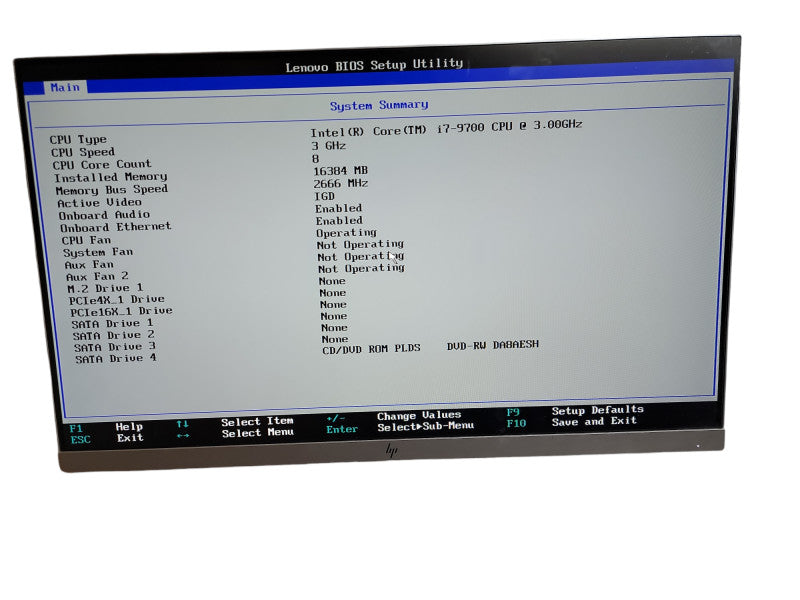 Lenovo ThinkStation P330 SFF  i7 - 9700 CPU @ 3.00GHz 16GB DDR4 Ram Qθ