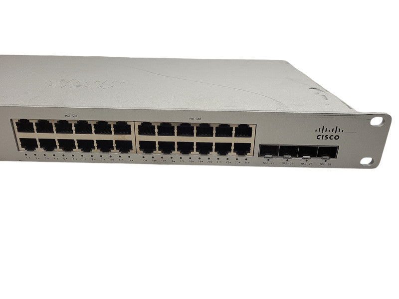 Meraki Cisco MS225-24P-HW 24-Port Gigabit PoE Switch - Unclaimed Q$