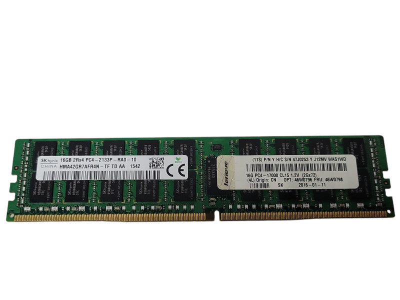 SKHynix 16GB 2Rx4 PC4-2133P-RA0 DDR4 Server RAMs Q_