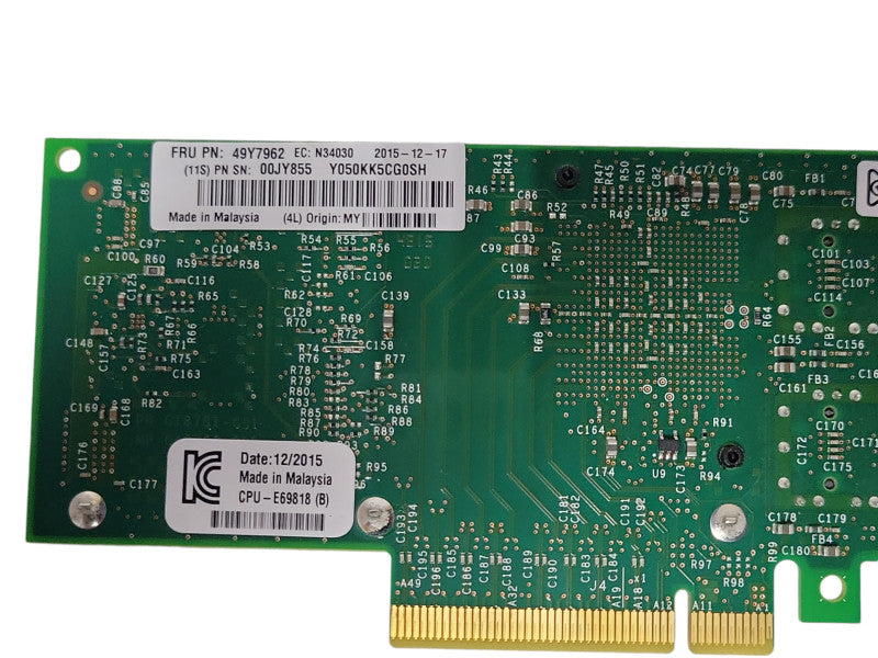 IBM Intel X520-DA2 Dual Port 10GbE SFP+ Server Adapter 49Y7962, LP Bracket Q_