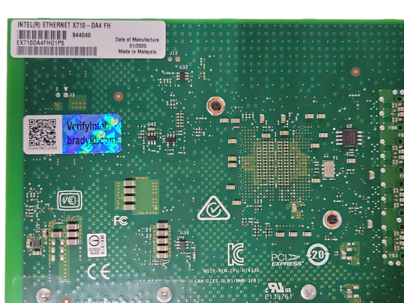 Intel X710-DA4 FH PCIe 10Gb 4-Port SFP+ Ethernet Adapter Q_