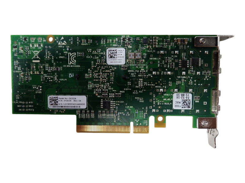 Dell Mellanox ConnectX-3 10Gb SFP+ Dual Port CX322A Network Card