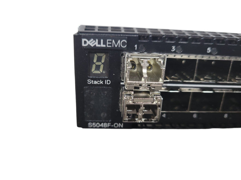 Dell S5048F-ON | 48-Port 25GbE SFP28, 6-Port 100GbE QSFP28 | 2x 750W PSU's !