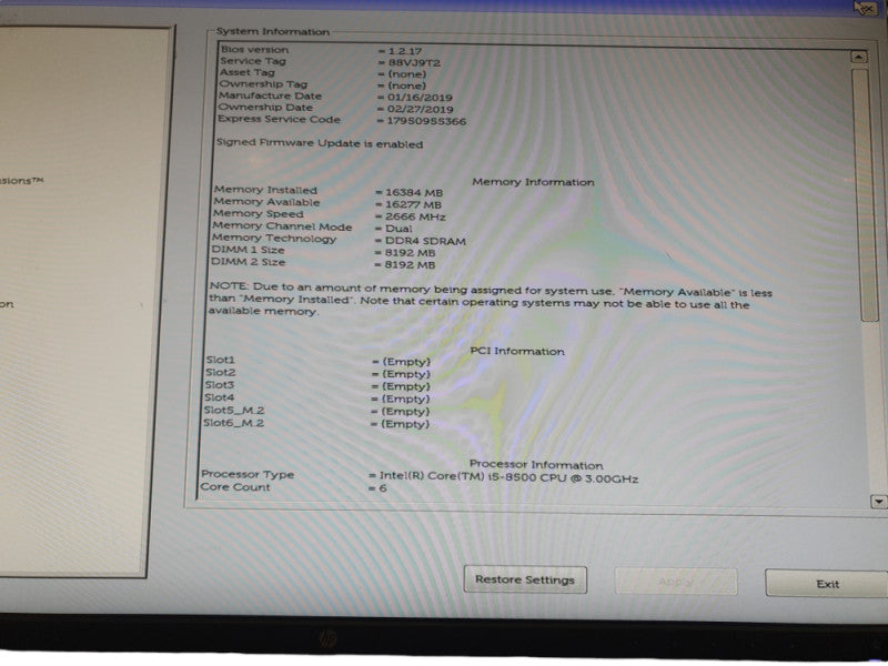 Dell Optiplex 3060 Tower | i5-8500 @ 3.00GHz | 16GB DDR4 | No HDD/OS | READ Q